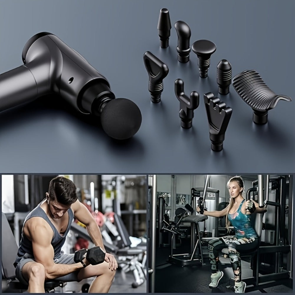 Massage Gun Deep Tissue – Handheld Electric Muscle Massage Gun for Full Body, Back, Neck & Arm Relief, Percussion Massager for Sports & Fitness Recovery, Gift for Men Women Parents