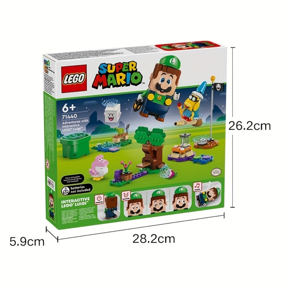 Interactive Luigi Building Set LEGO 71440 – Adventures with Luigi Starter Course, Interactive Figure Playset for Kids Ages 6+, STEM Building Toy, Birthday & Holiday Gift for Boys & Girls