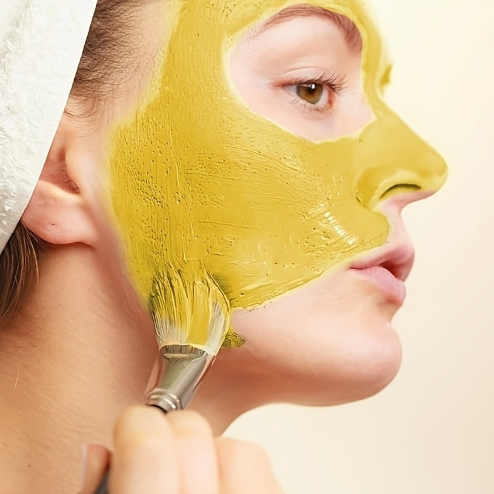 Turmeric Face Mask with Vitamin C Kaolin Clay Deep Cleansing Brightening Facial Mask Aloe Vera Moisturizing Pore Cleanse for All Skin Types Women Korean Skincare