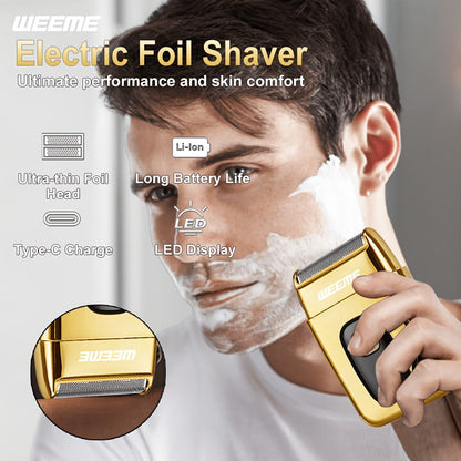 Beard Trimmer Set for Men - USB Rechargeable Hair Clipper & Grooming Kit with Battery Indicator, Comb Attachments, Epilator & Trimmer, 2/3/4 Piece Set for Travel Home Use, Father's Day Gift