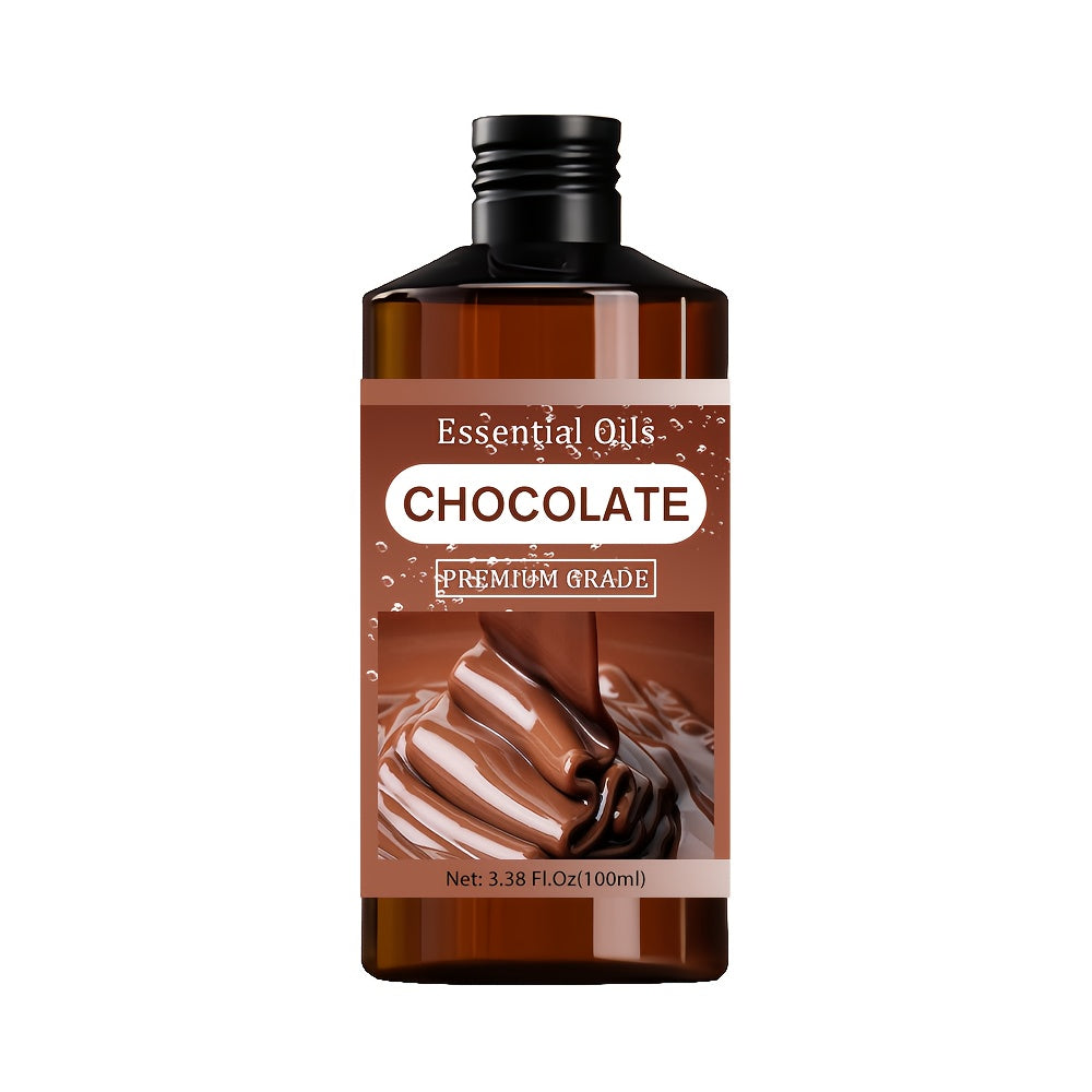 Chocolate Essential Oil 100ml Pure Moisturizing Aromatherapy Body Oil - Sweet Indulgent Scent for Skin Care Massage Relaxation Diffuser Bath Ritual - Spa Gift for Women Men All Skin Types 3.38 fl oz