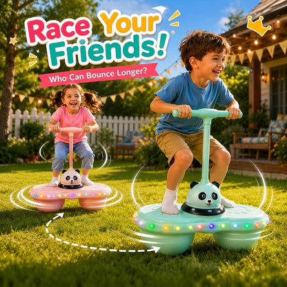 Rainbow LED Bouncing Ball for Kids & Adults – Light Up Glow Sensory Toy for Balance Coordination Indoor Outdoor Active Play Gift Boys Girls Ages 3+