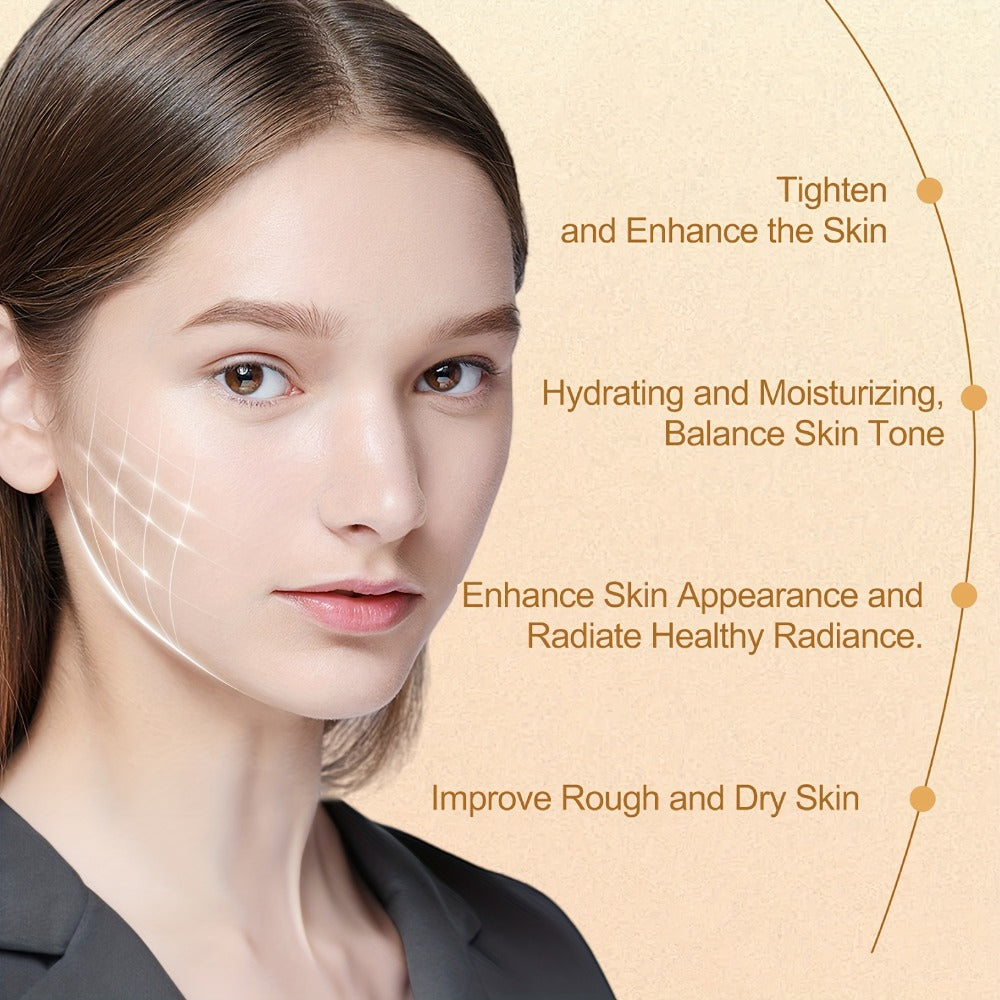 Anti-Aging Skin Care Set for Women 24K Gold Polypeptide Complete Day & Night Routine Peptide Face Care Kit Firming Brightening All Skin Types Luxury Gift Set