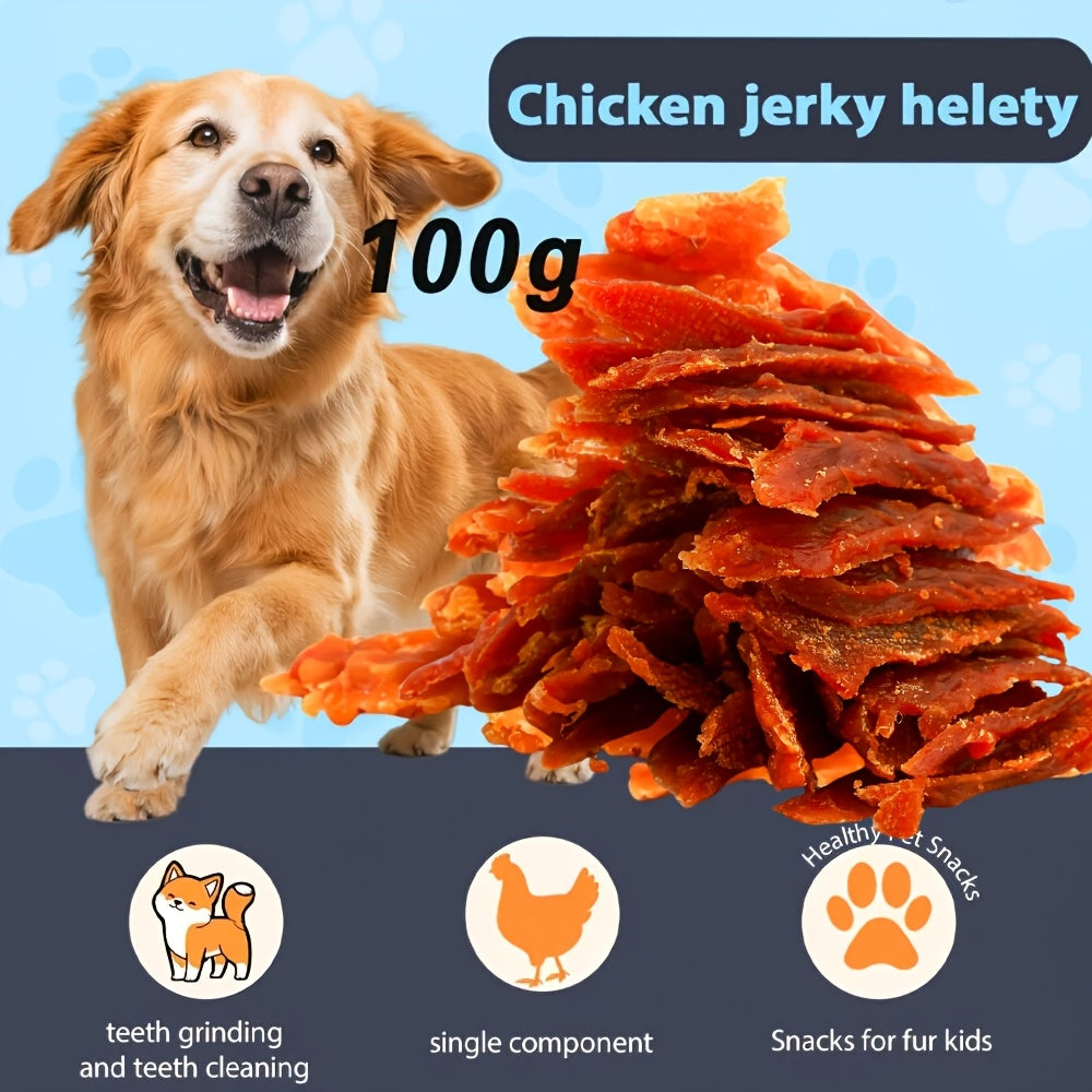 Dog & Cat Chicken Duck Jerky Treats – Freeze-Dried Meat Snacks with Teething Sticks Combo Pack 100g 200g Options