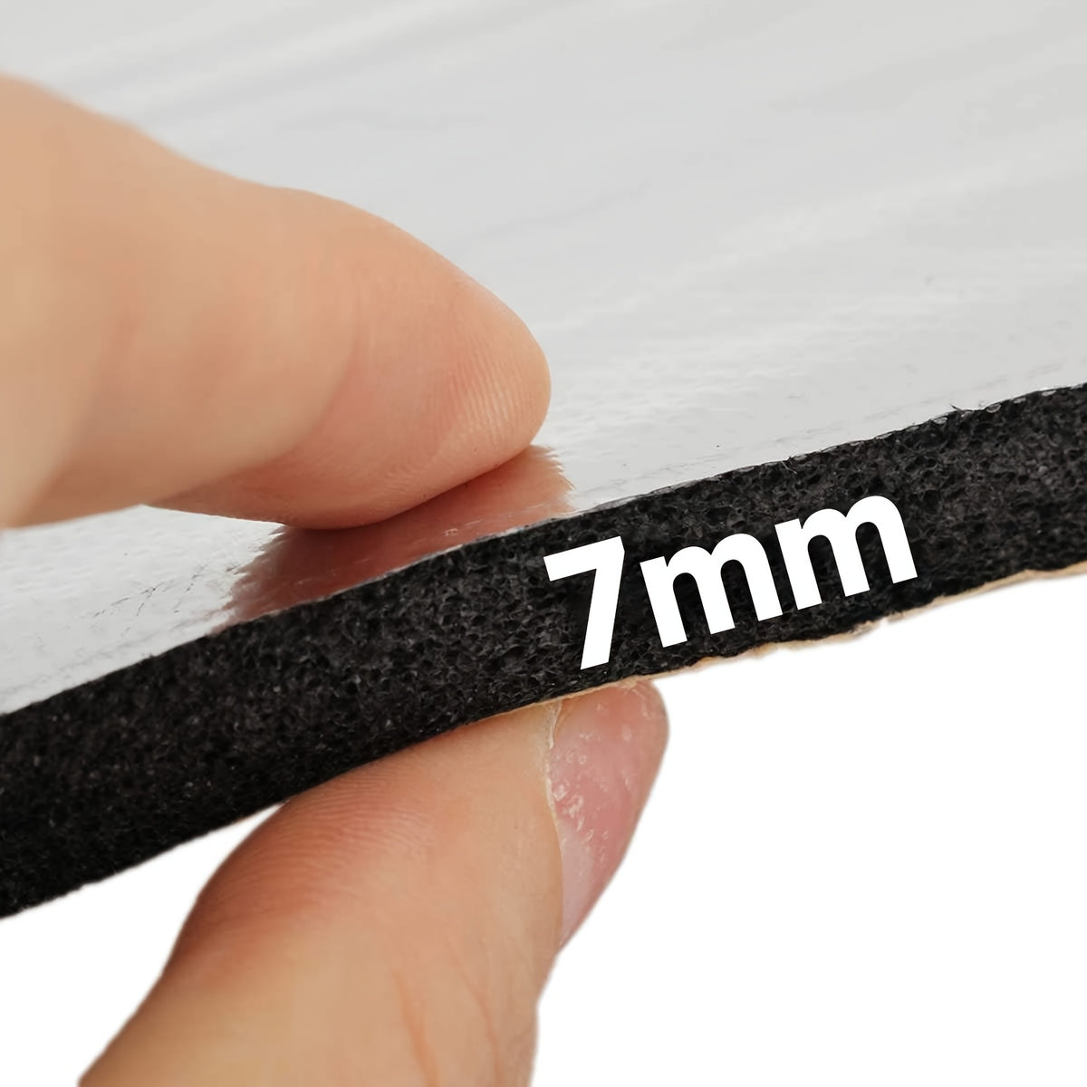 60"x40" Sound Deading Material 275Mil(7mm) for Cars Thermal Insulation And Car Sound Deadening Material Strong Back Adhesive Car Insulation Heat And Sound Deadener Mat for Automobile Hoods, Hoods, Doors, And Trunks