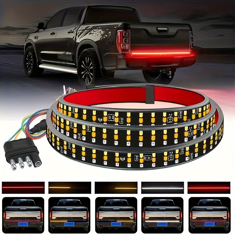 60 Inch LED Rear Parts Light Bar - Flowing LED Decorative Light, 12V, Battery Not Included
