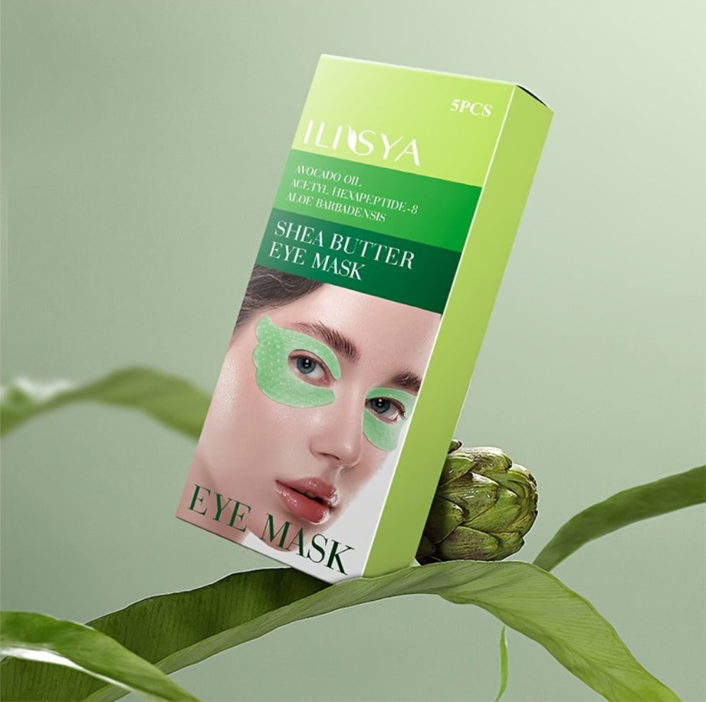 Collagen Eye Mask with Shea Butter & Avocado Oil - Hydrating Under Eye Patches for Dark Circles, Puffiness & Fine Lines, Deep Firming Eye Care 3 Boxes