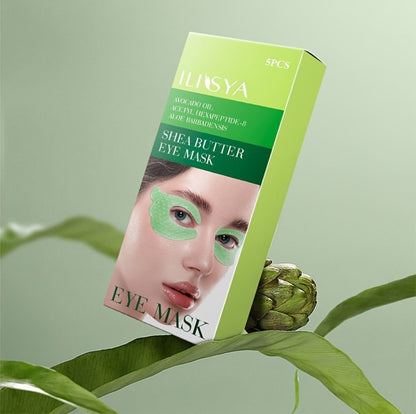 Collagen Eye Mask with Shea Butter & Avocado Oil - Hydrating Under Eye Patches for Dark Circles, Puffiness & Fine Lines, Deep Firming Eye Care 3 Boxes