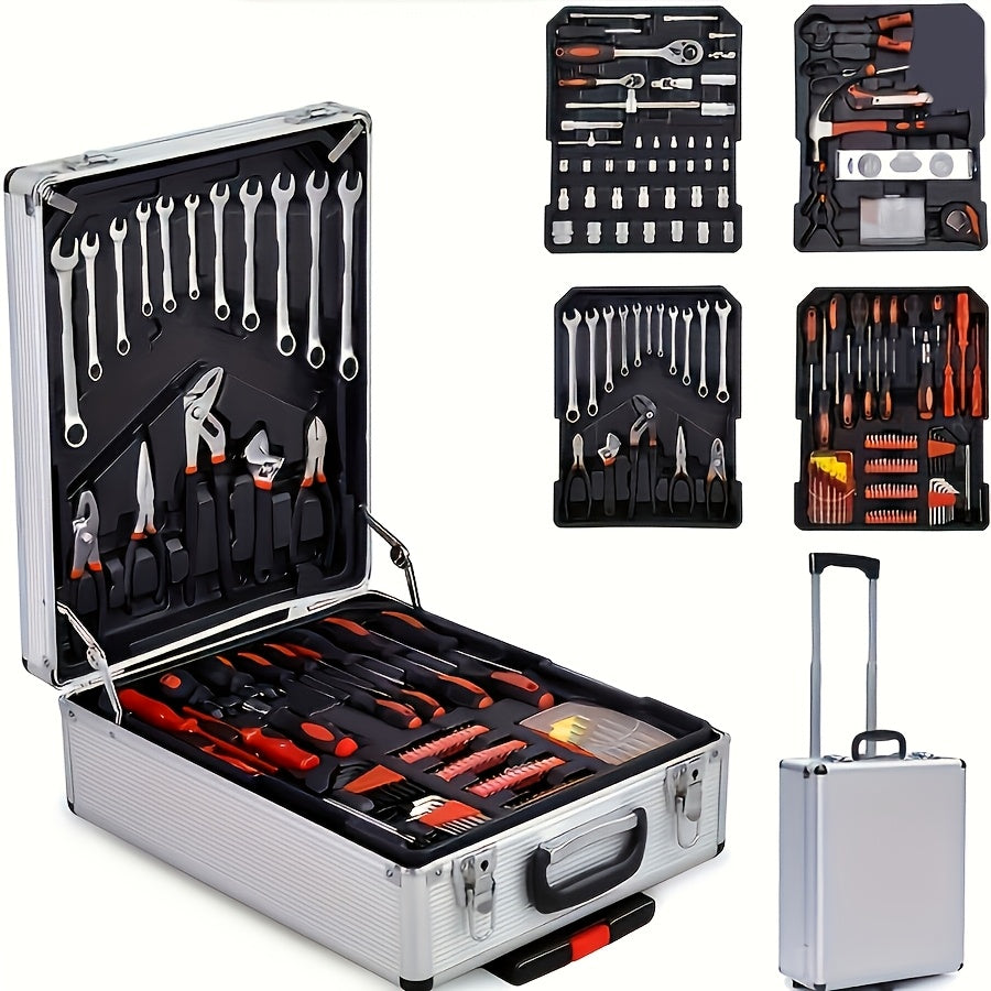 899/52pcs Professional Tool Set, Multi-functional Toolbox, Portable Design, for Home And Car Repair, A Tool Set for DIY Enthusiasts And Professionals, A Gift for Friends, Local Shipping