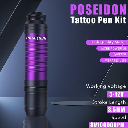 Tattoo Pen Kit with Practice Skin TU12 USB-C Rechargeable 1500mAh Battery 20 Cartridge Needles Ink Caps Transfer Paper Complete Set for Beginners & Artists