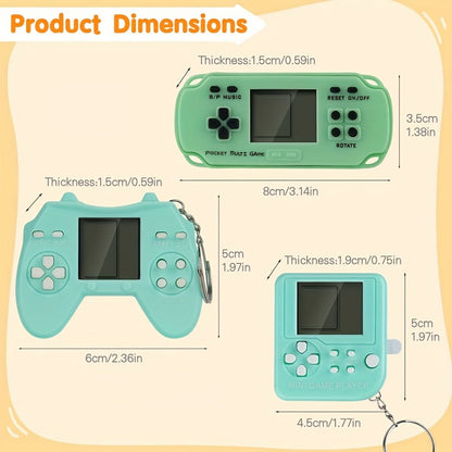 Video Game Controller Keychain Party Favors 6 or 12 Pack – Multi-Color Gamer Controller Keychains Fidget Toys for Kids Birthday Bag Fillers, Easter Basket Stuffers & Classroom Prizes