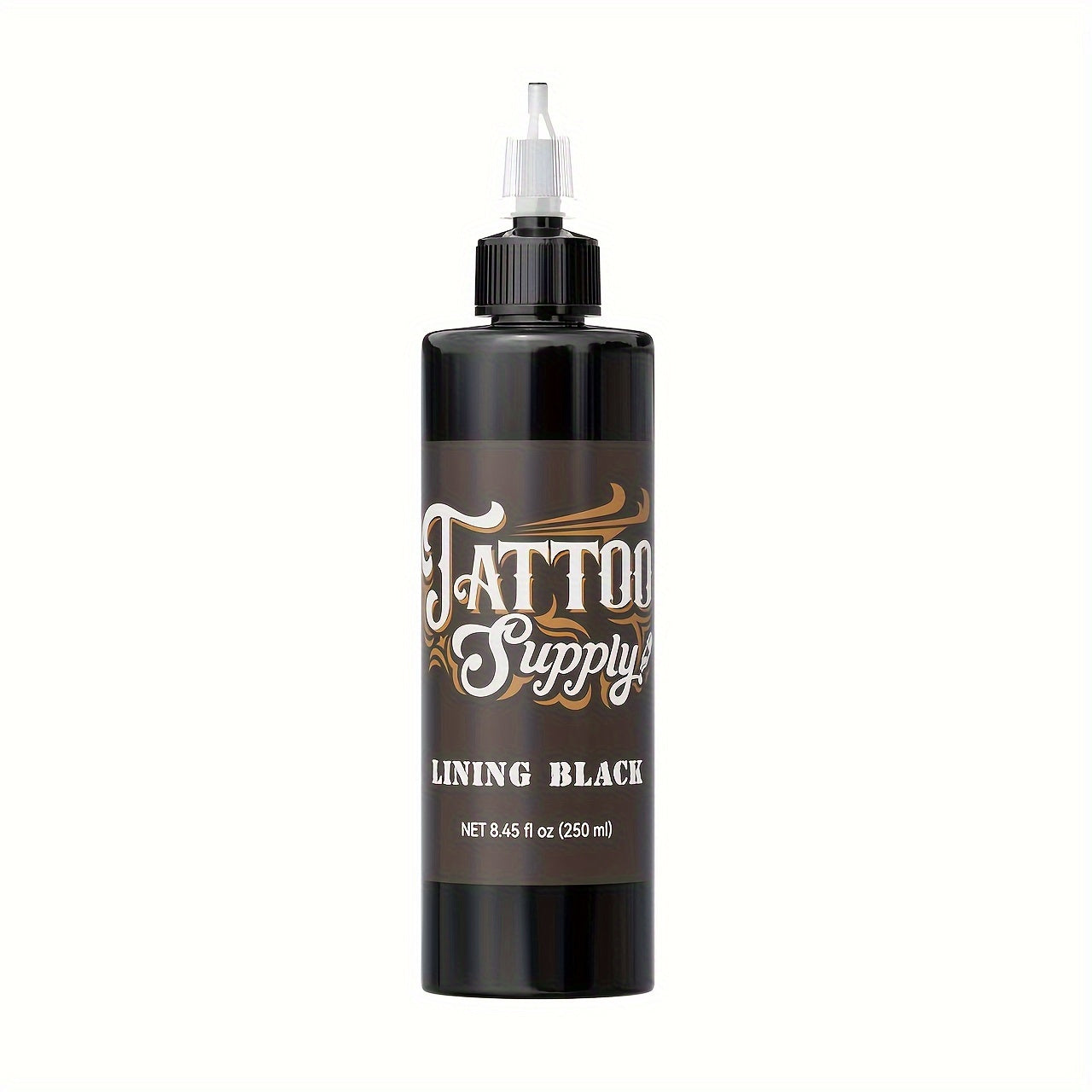 Neebol Tattoo Ink Professional Black Lining & Shading Set — Waterproof Long-Lasting Outlining Blending Body Art Ink for Artists & Beginners, 100ml & 250ml Sizes Available