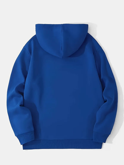 Men's Versatile Graphic Pullover Hoodie