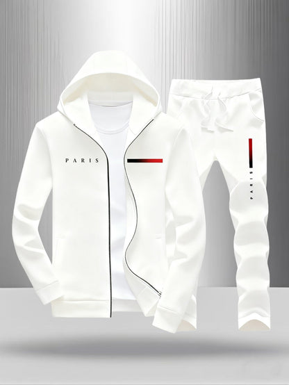 Men's Tracksuit Jacket and Pants Set - 3D Print Everyday Style