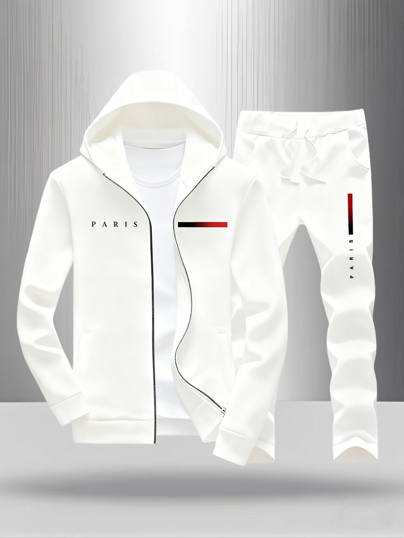 Men's Tracksuit Jacket and Pants Set - 3D Print Everyday Style