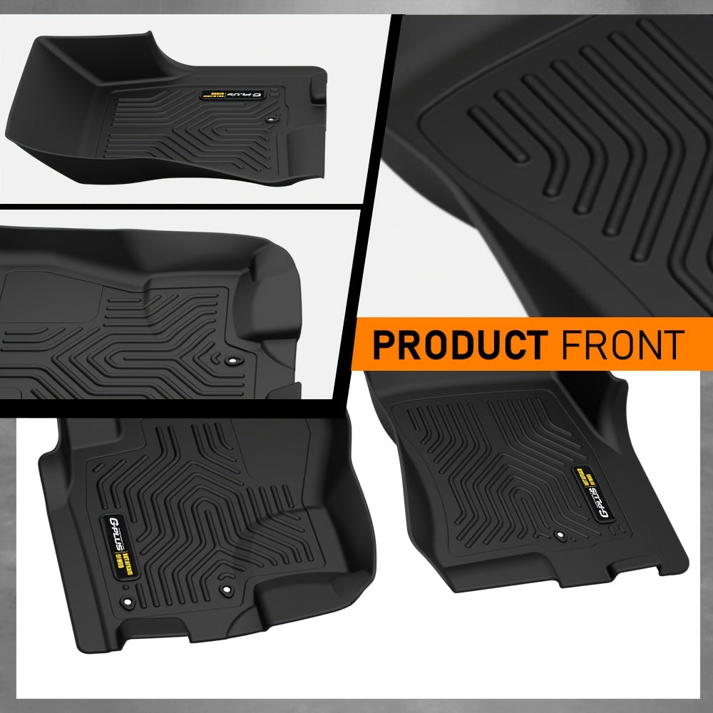 All Weather TPE Floor Mats Liners Set Fit For Nissan For Frontier Crew Cab 2008-2021