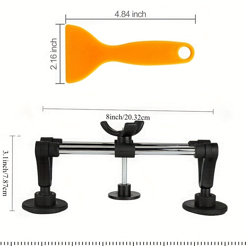 Car Paintless Dent Puller Kit with Tabs, Bridge Lifter for Body Repair And Hail Removal