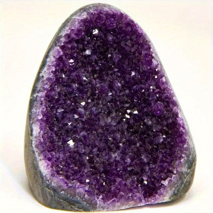 Amethyst Crystal Cave Cluster Natural Uruguayan Polished Edges Geode Home Office Decor Meditation Healing Crystal Birthday Holiday Hanukkah Thanksgiving Gift