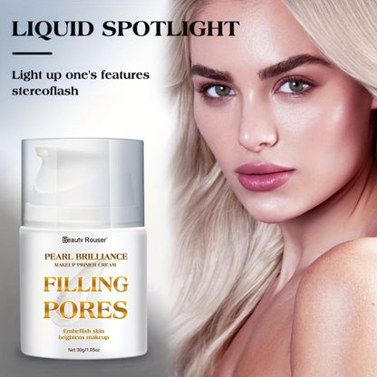 Pore Filling Makeup Primer Cream 30g – Oil Control Vitamin E Non-Greasy Moisturizing Formula for Flawless Long-Lasting Smooth Skin Finish All Skin Types
