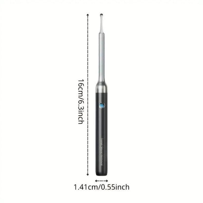 Tonsil Stone Remover with Camera - 1080P HD Visual Tonsil Stone Removal Tool with LED Light, 5-in-1 Stainless Steel Tips, Wi-Fi App Control, USB-C Rechargeable, Compatible with iOS & Android