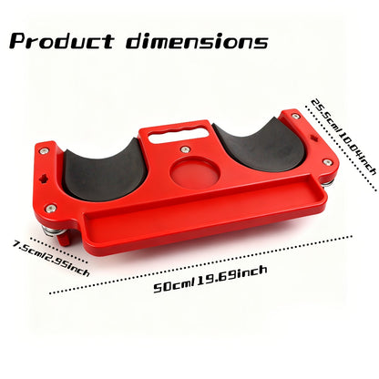 Rolling Knee Creeper Pad with Built-In Tool Tray – ABS High-Impact Frame, Cushioned Kneeling Pad for Car Repairs, Carpentry & Flooring, 11 Color Options