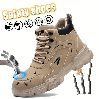 Men's Work & Safety Boots - Steel Toe Protection & Puncture Resistant 489509