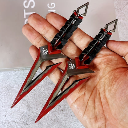 Ninja Kunai Cosplay Prop Safe No-Sharp Edges 25in – Anime Shuriken Katana Samurai Sword Toy, Japanese Ninja Star Knife for Kids & Adults Halloween Cosplay Naruto Demon Slayer Gift