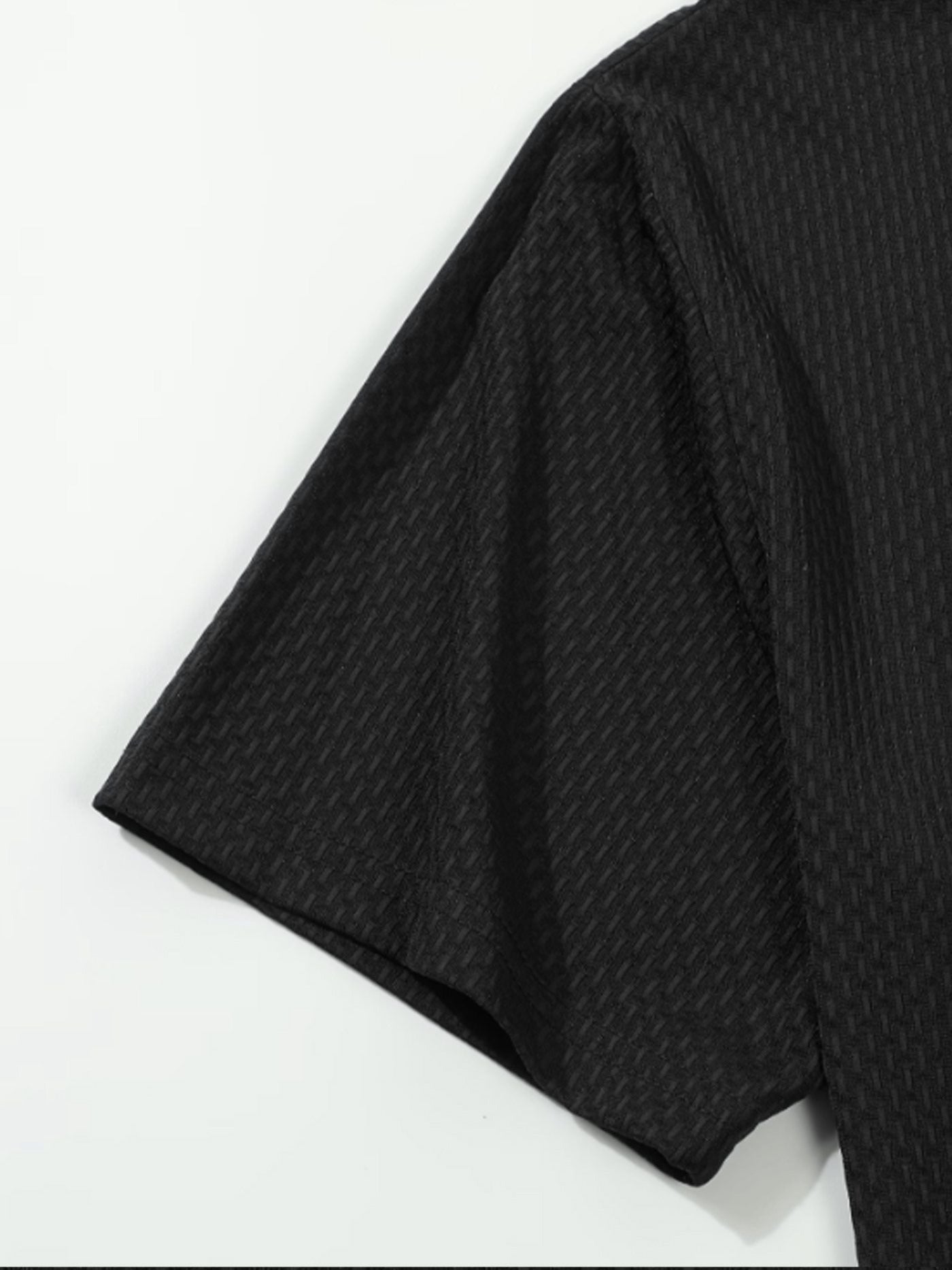 Men's Solid Color Shirt - Short Sleeve 770021
