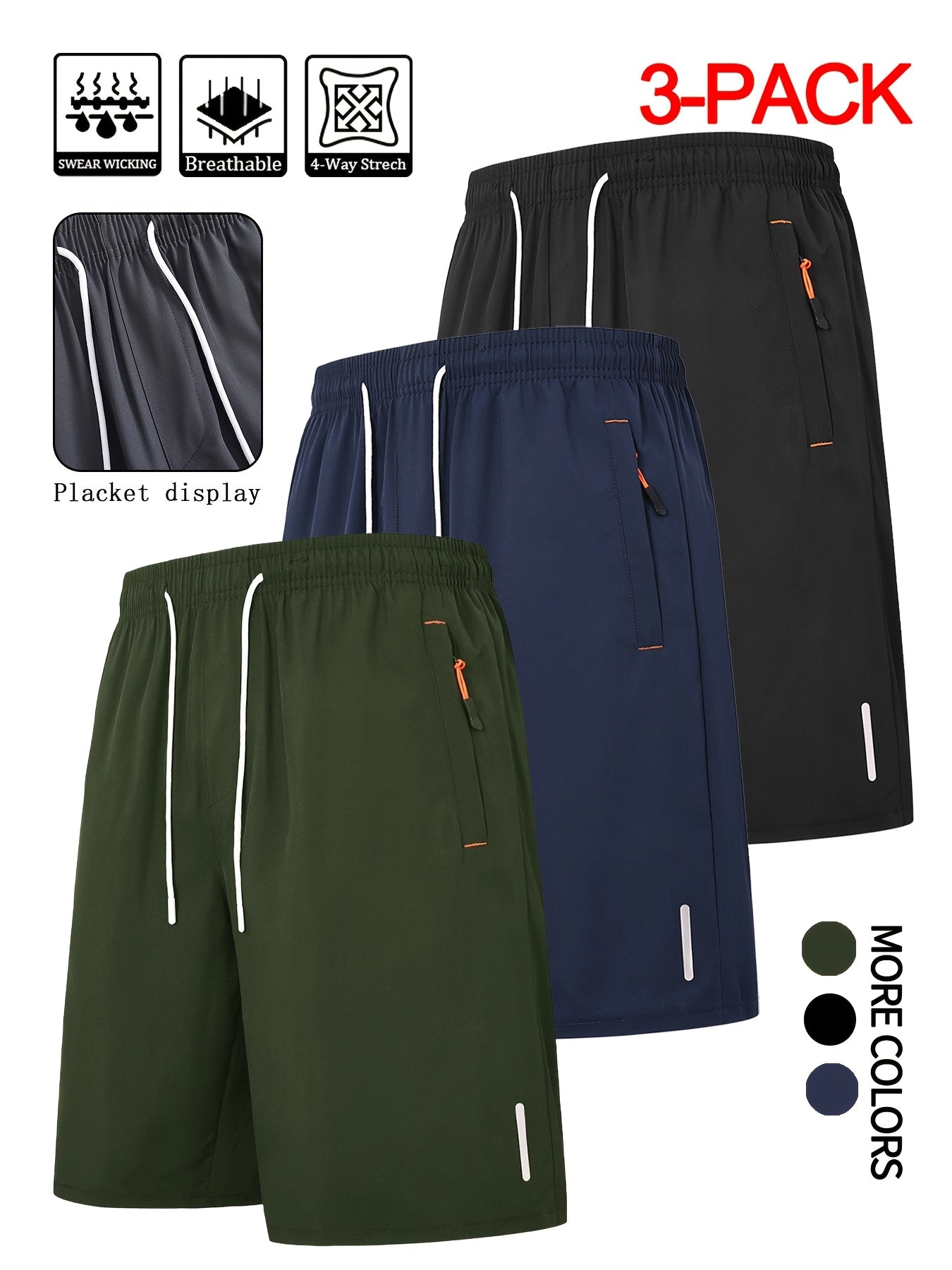 Men's Casual Shorts - Stretch With Pockets Everyday Style