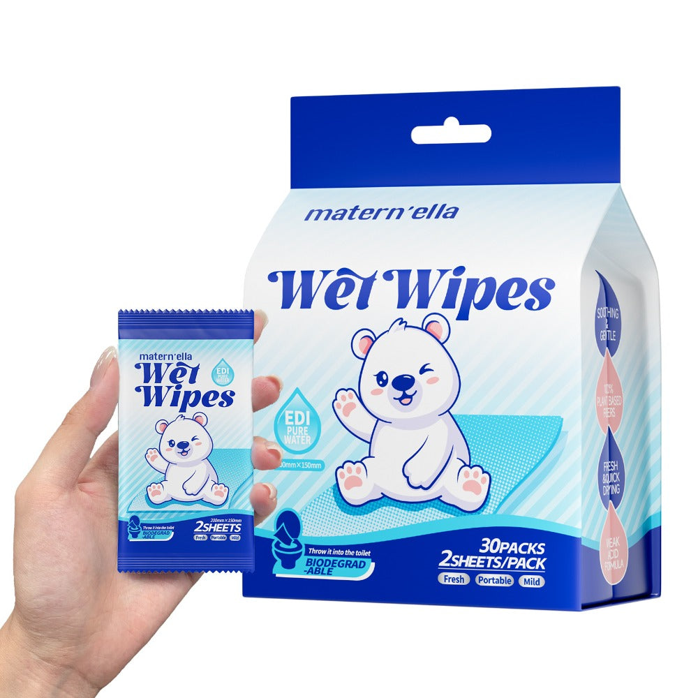 Flushable Wet Wipes with Probiotics – Plant-Based Fibers, Fragrance Free, Sewer Safe, Soft & Thick Disposable Butt Wipes for Adults, Incontinence & Personal Care (1/3/5/6/8/9/15 Packs)