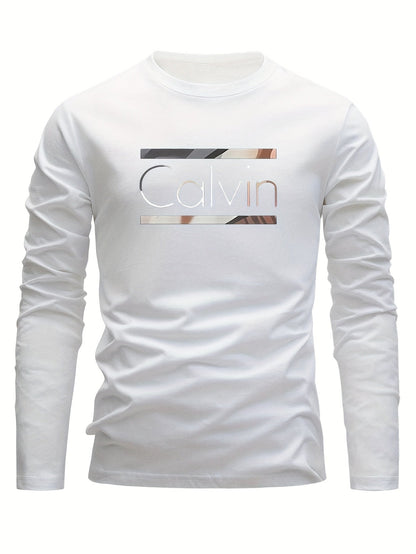 Men's Graphic Print T-Shirt - Crew Neck