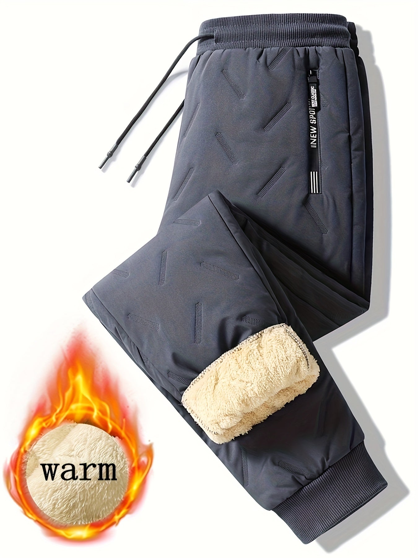 Men's Casual Pants - Fleece Lined