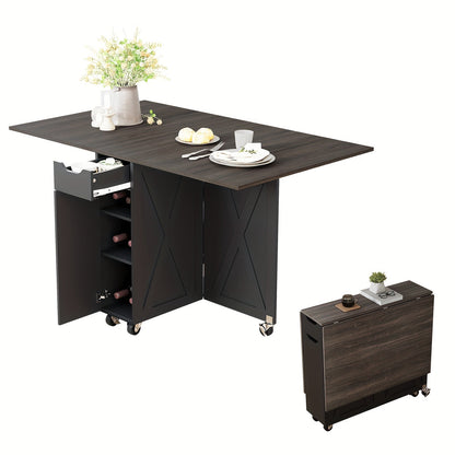 Dining Table shown in the Dark Brown-1 option