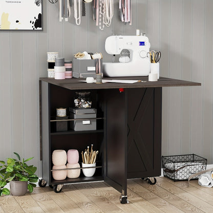 Foldable Dining Table, Family Dining Table for Work, Display, and Everyday Use in Kitchen detail image - detail view 11