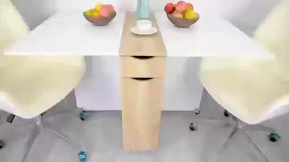 Foldable Dining Table, Family Dining Table for Work, Display, and Everyday Use in Kitchen detail image - detail view 13