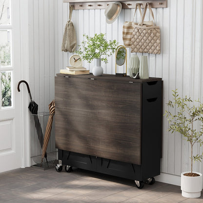 Foldable Dining Table, Family Dining Table for Work, Display, and Everyday Use in Kitchen detail image - detail view 8