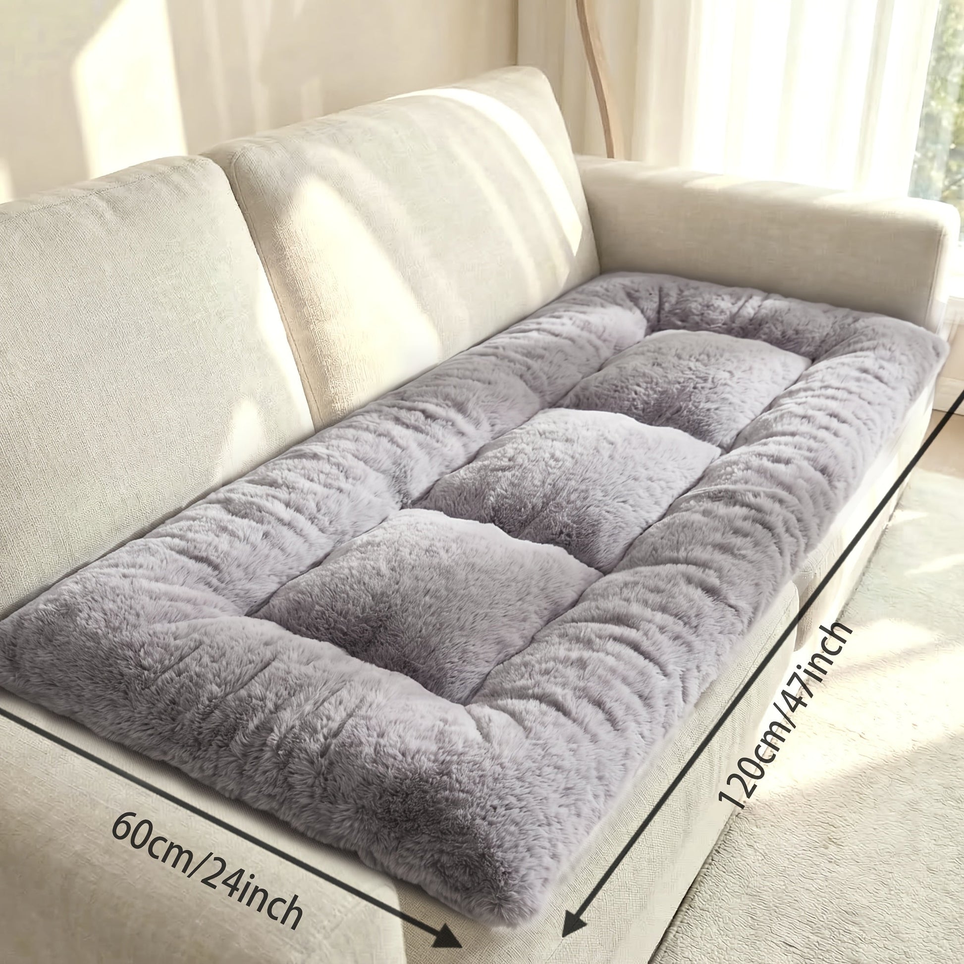 Floor Mattress shown in the Grey, Small option