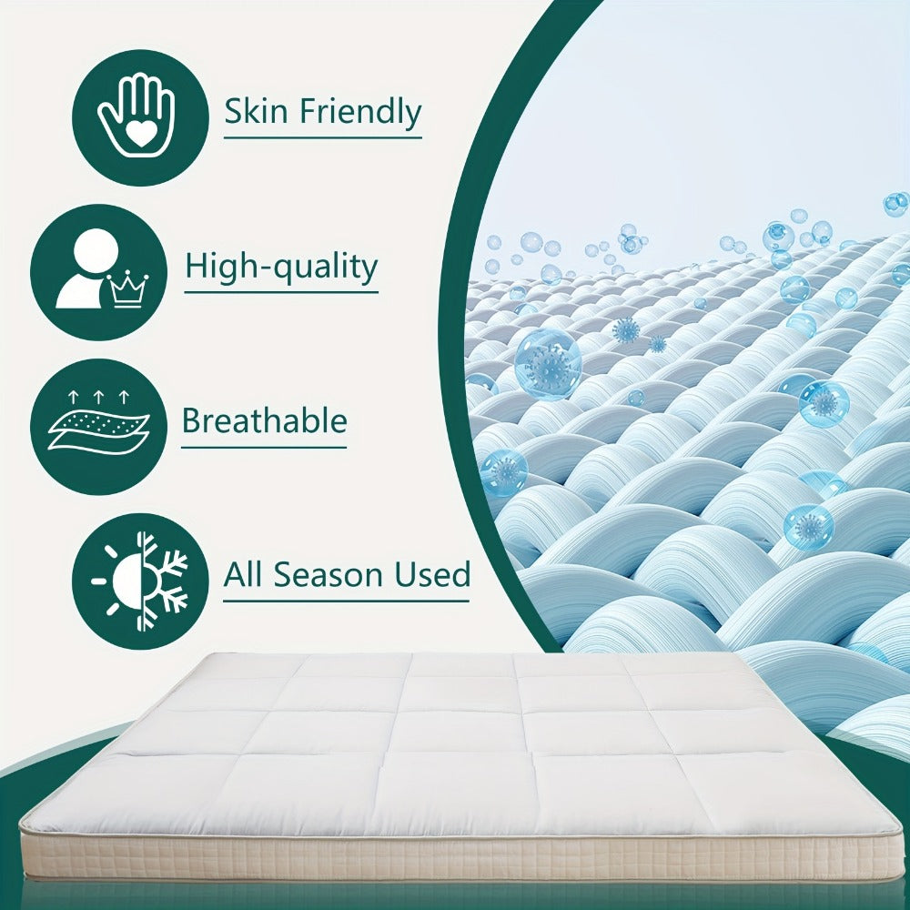 Foldable Floor Mattress with Memory Foam, Portable Guest Bed detail image - detail view 8