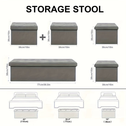 Ottoman shown in the 15in+15in+30in-Grey option