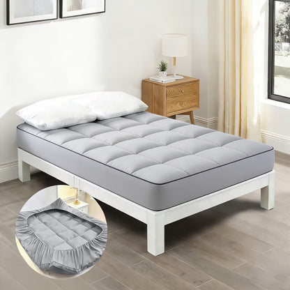 Foldable Mattress Topper, Portable Bed Topper for Bedroom Comfort and Support detail image - detail view 18