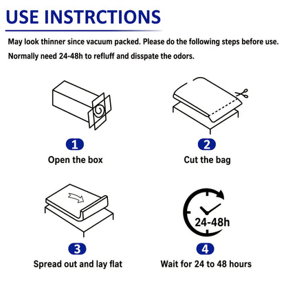 Foldable Mattress Topper, Portable Bed Topper for Bedroom Comfort and Support detail image - detail view 22