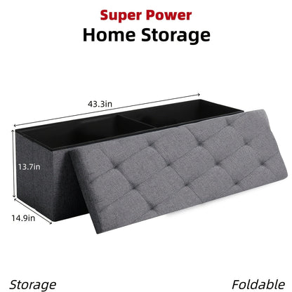 Ottoman shown in the Extra large option