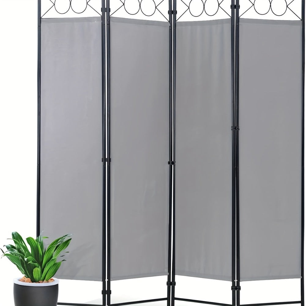 Foldable Room Divider with Added Privacy and Tool-Free Assembly detail image - detail view 5
