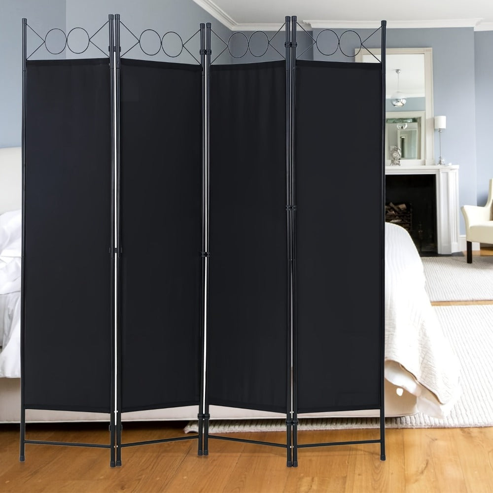 Foldable Room Divider with Added Privacy and Tool-Free Assembly detail image - detail view 6