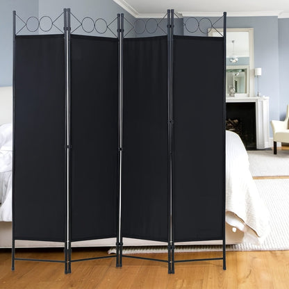 Foldable Room Divider with Added Privacy and Tool-Free Assembly detail image - detail view 6