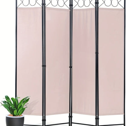 Foldable Room Divider with Added Privacy and Tool-Free Assembly detail image - detail view 7