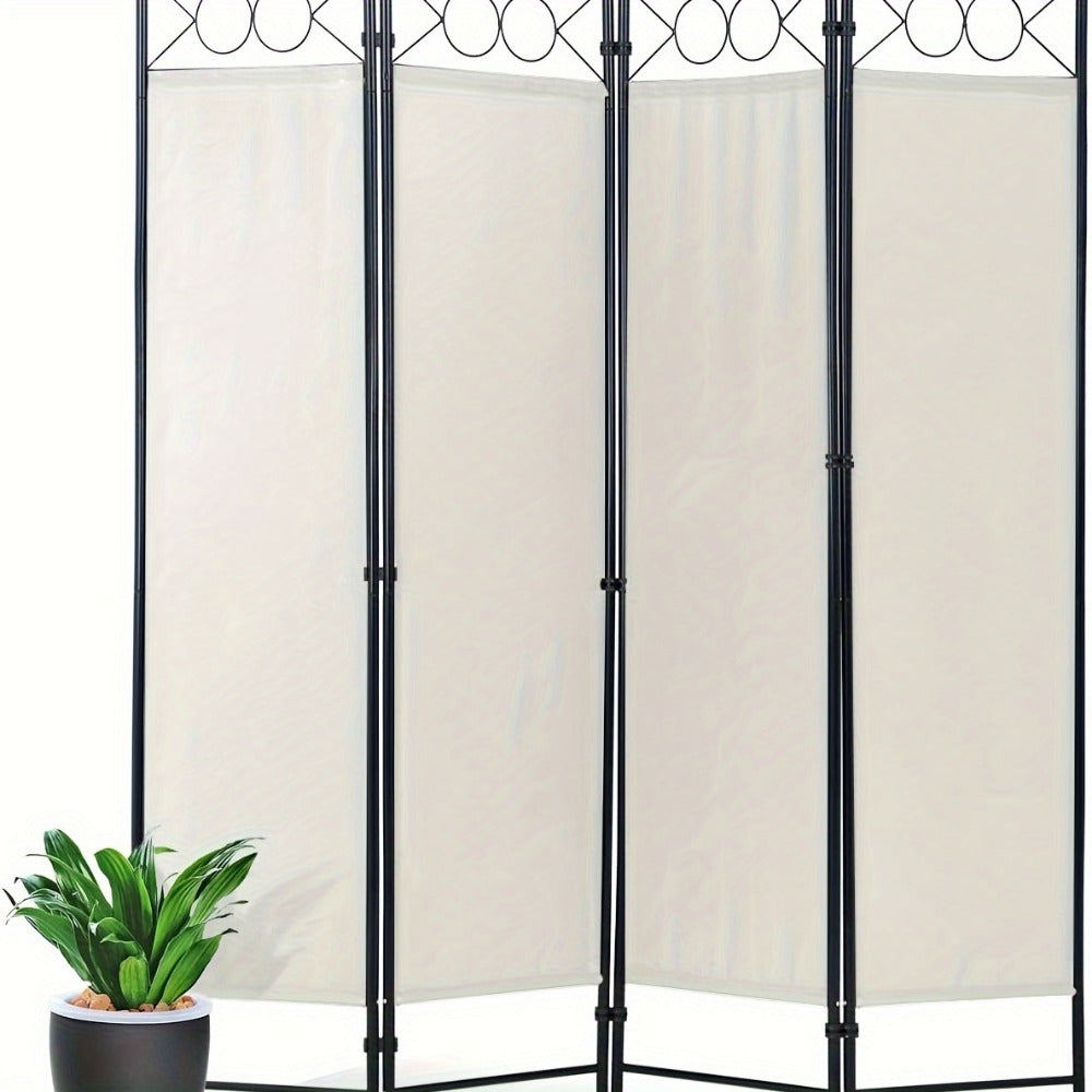 Foldable Room Divider with Added Privacy and Tool-Free Assembly detail image - detail view 9