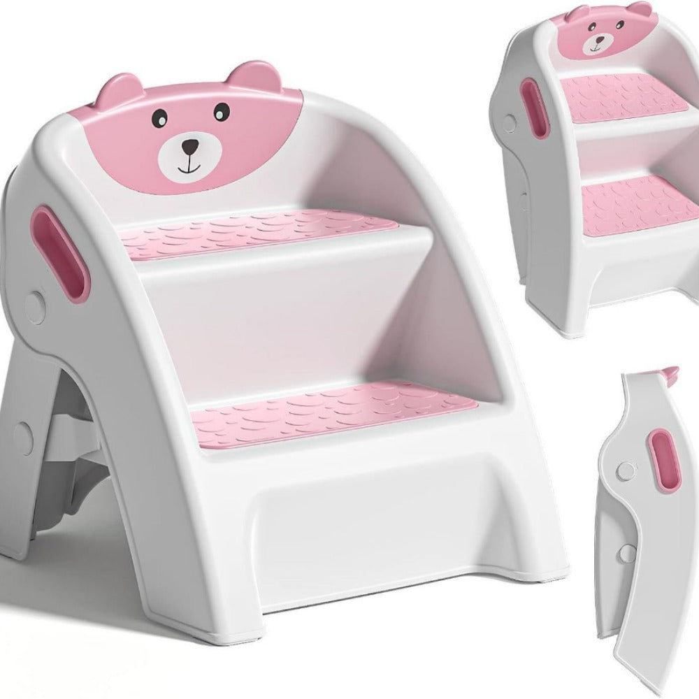 Foldable Step Stool with Carry Handle for Comfortable Everyday Seating detail image - detail view 3