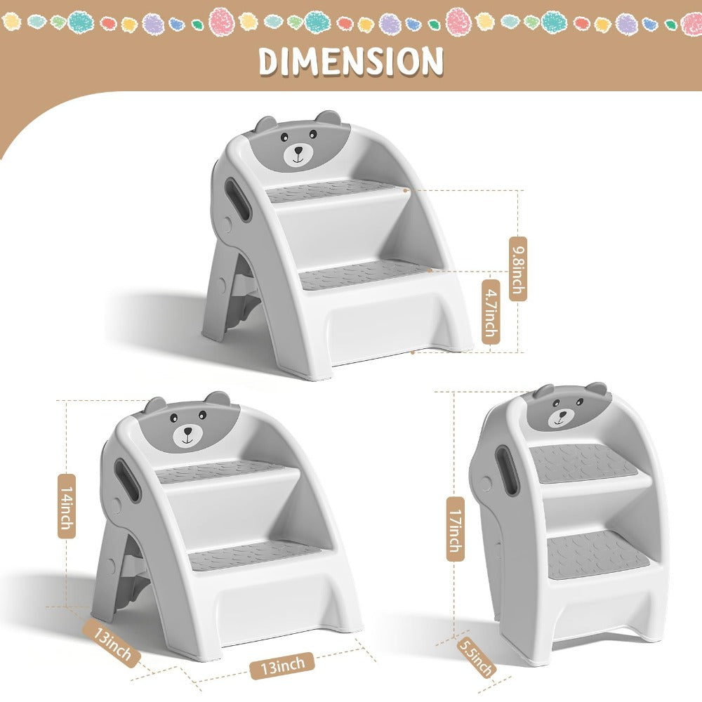 Foldable Step Stool with Carry Handle for Comfortable Everyday Seating detail image - detail view 4