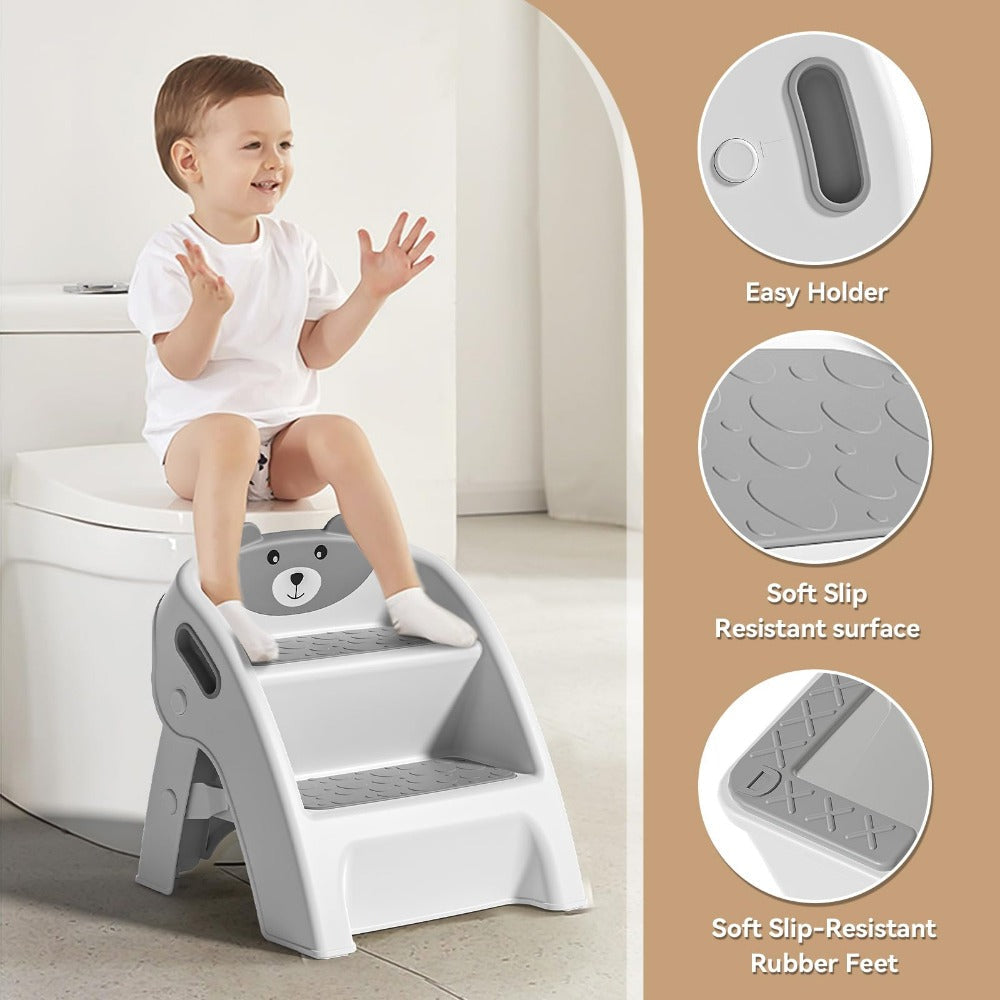 Foldable Step Stool with Carry Handle for Comfortable Everyday Seating detail image - detail view 6
